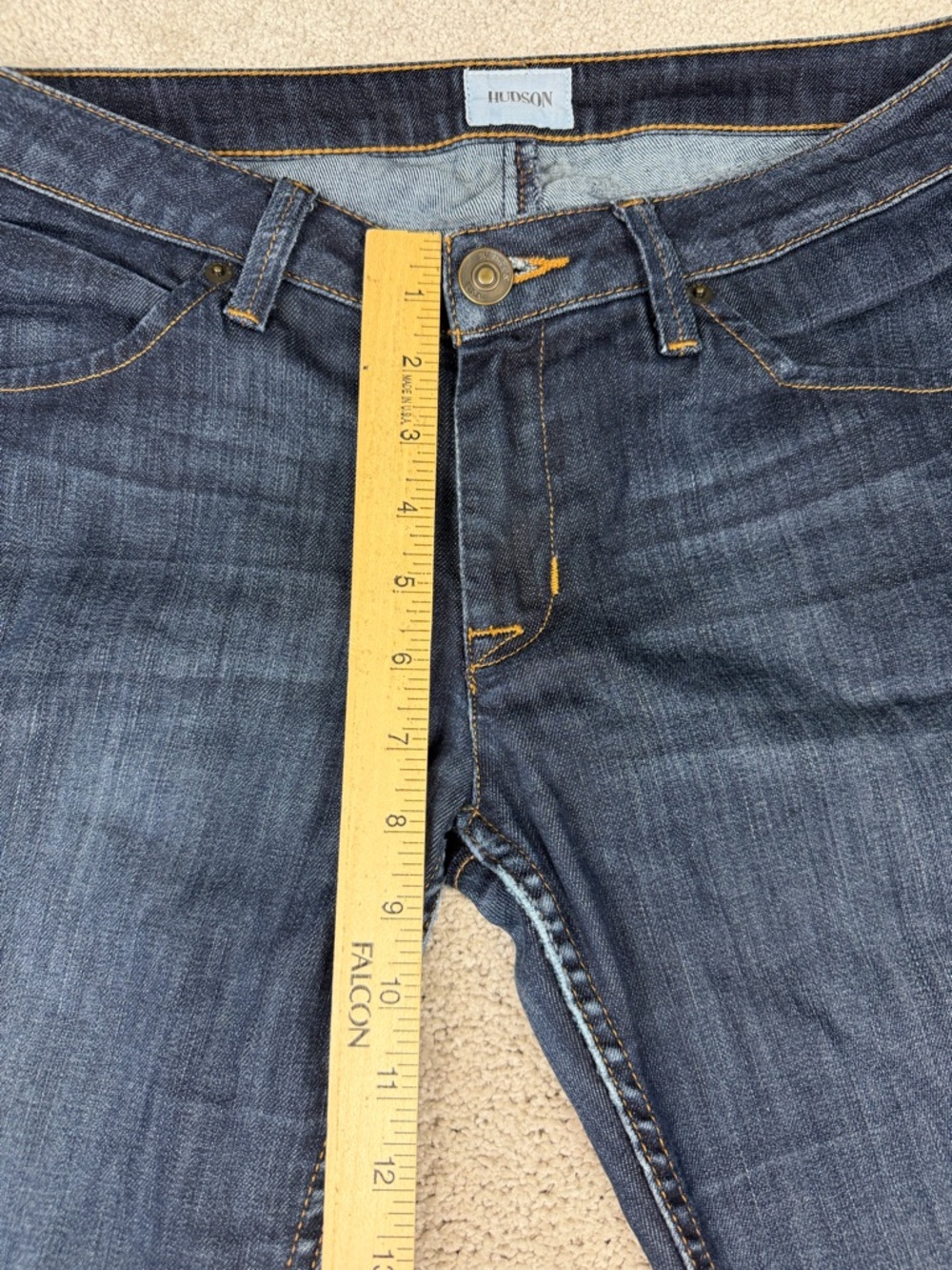 Hudson Jeans Women’s Size 29  Bacara Straight Flood Cuff Excellent - Picture 6 of 10